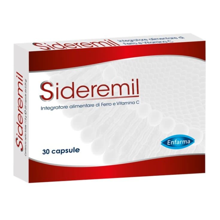 Hierro + Vitamina C – 30 cápsulas | Sideremil