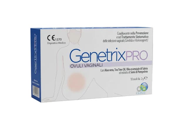 Genetrix Pro – 10 óvulos vaginales para la flora íntima