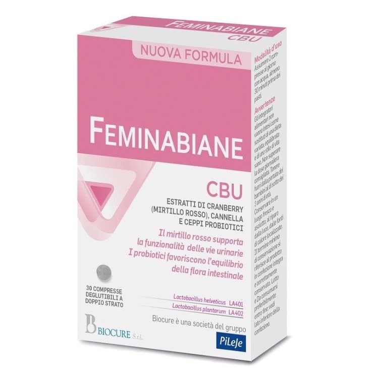 Arándano rojo + Probióticos – 30 comprimidos | Feminabiane CBU