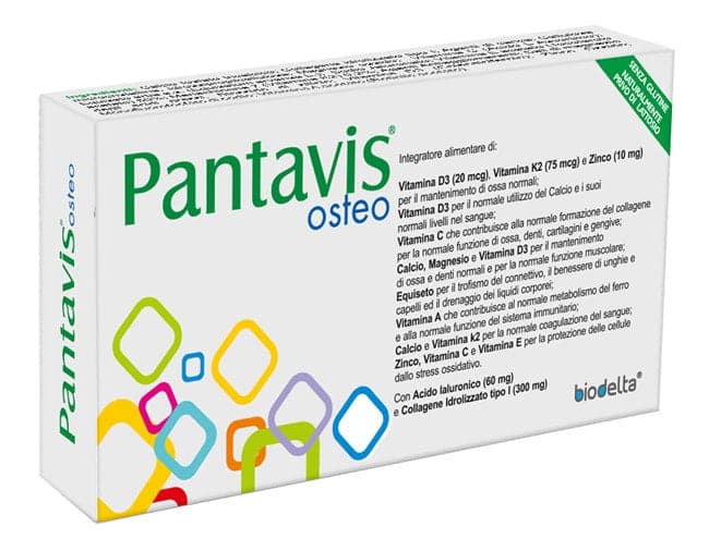 Colágeno 300 mg + Magnesio – 30 comprimidos | Pantavis Osteo
