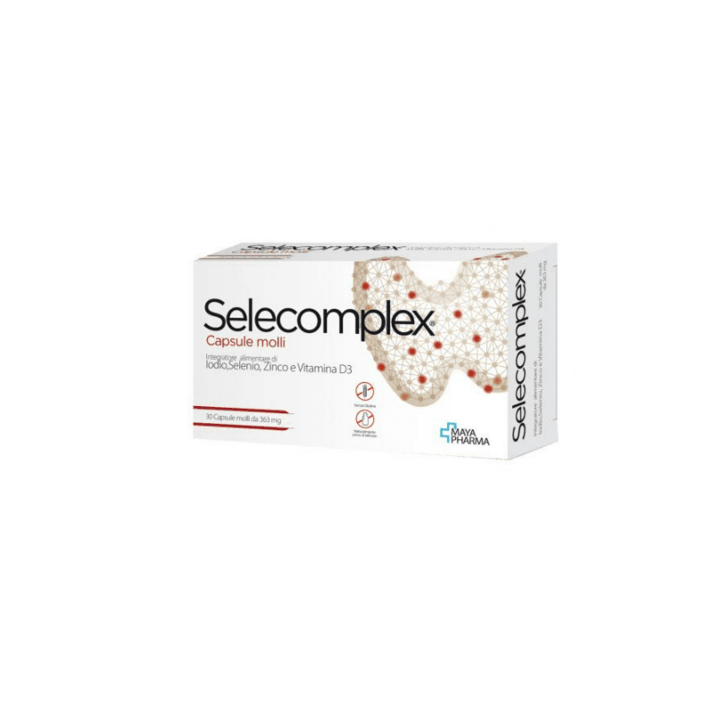 Selecomplex Yodo + Selenio + Zinc + Vitamina D3 – 30 cápsulas blandas