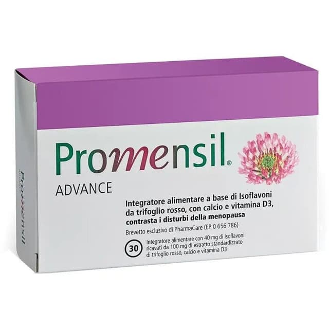 Isoflavonas de trébol rojo – 30 comprimidos | Promensil Advance