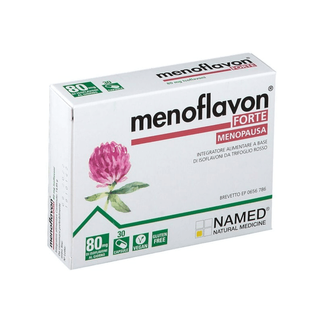 Isoflavonas de Trébol Rojo – 30 cápsulas | Menoflavon Forte