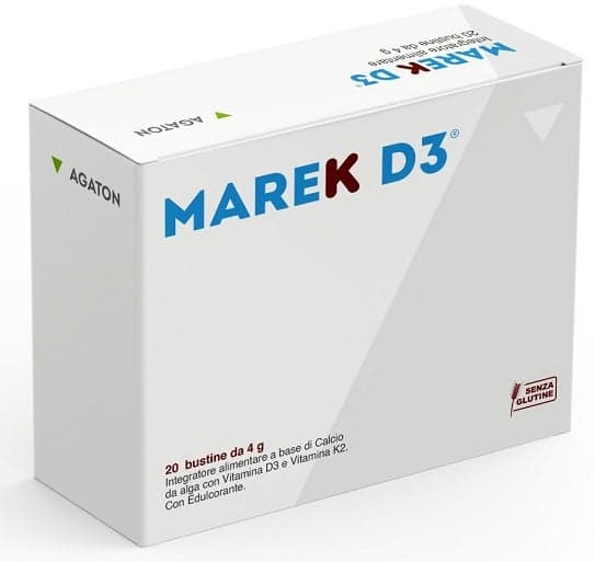 Marek D3 Calcio 400 mg + Vitamina D3 – 20 sobres