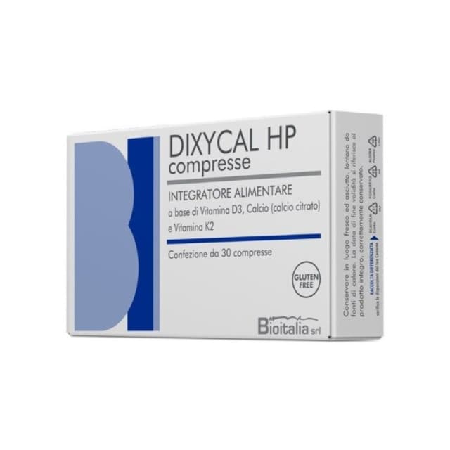 Calcio + Vitamina D3 – 30 comprimidos | Dixycal HP
