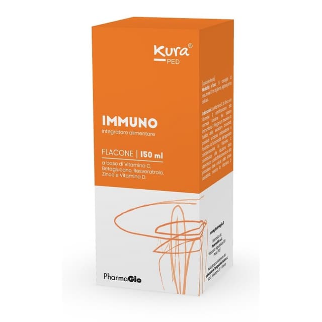 Kura Ped Immuno – Vitamina C 60 mg + Zinc – frasco de 150 ml