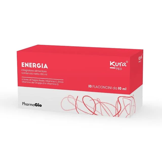 Kura Ped Energía – Multivitaminas + Zinc – 10 ampollas de 10 ml