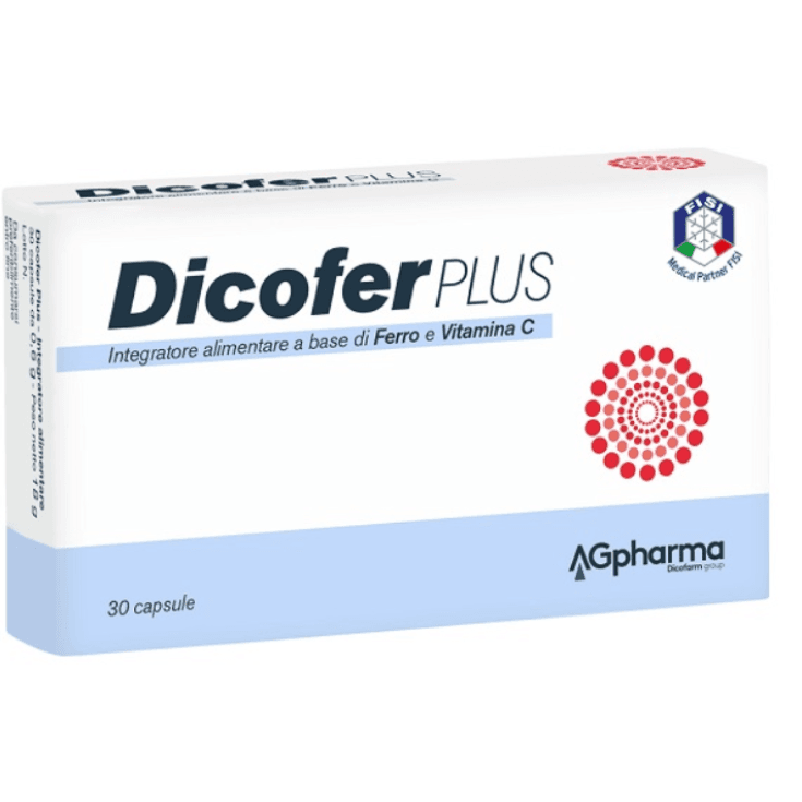 Hierro 30 mg + Vitamina C – 30 cápsulas | Dicofer Plus