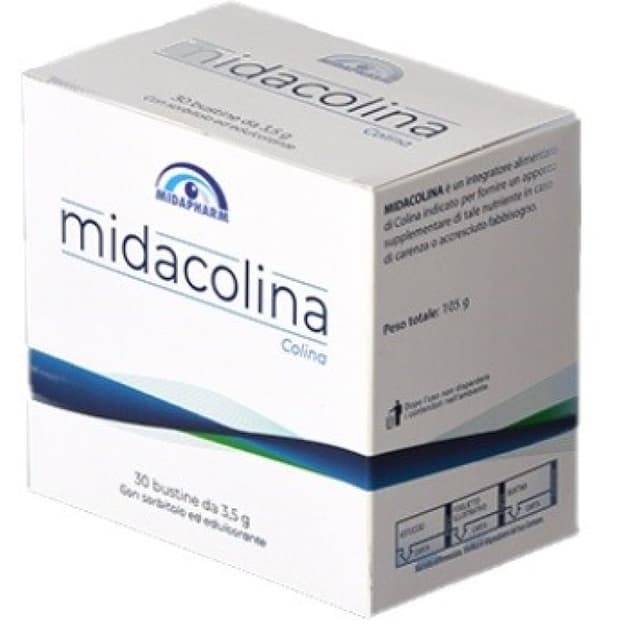 Midacolina – 30 sobres de polvo para beber para estómago e intestino