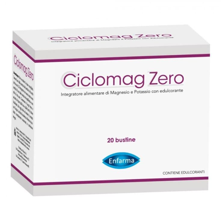 Magnesio 450 mg + Electrolitos – 20 sobres | Ciclomag Zero