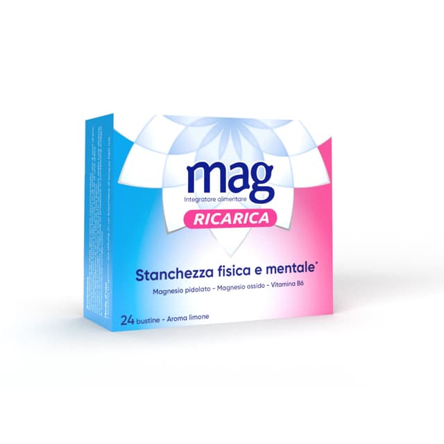Mag Ricarica 24 Ore Magnesio 300 mg + Vitamina B6 – 24 sobres