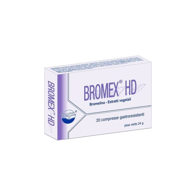Bromelina 800 mg + Boswellia (incienso indio) – 20 comprimidos | Bromex HD