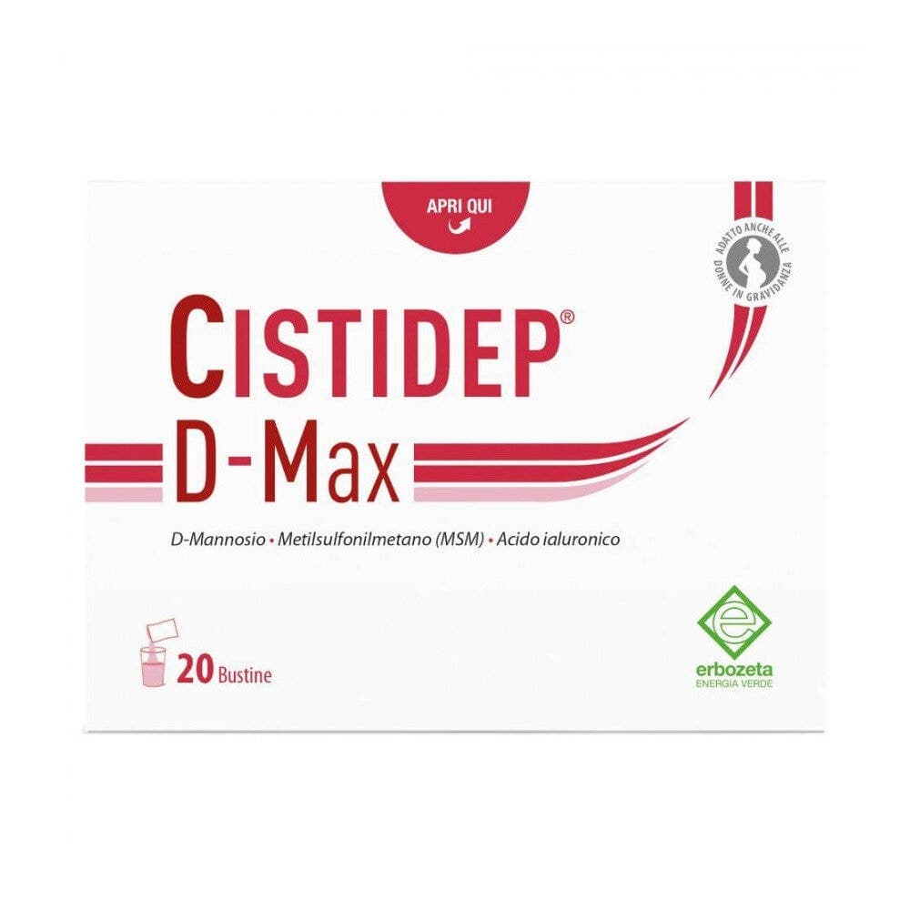 D-Manosa + MSM + Ácido Hialurónico – 20 sobres | Cistidep D-Max