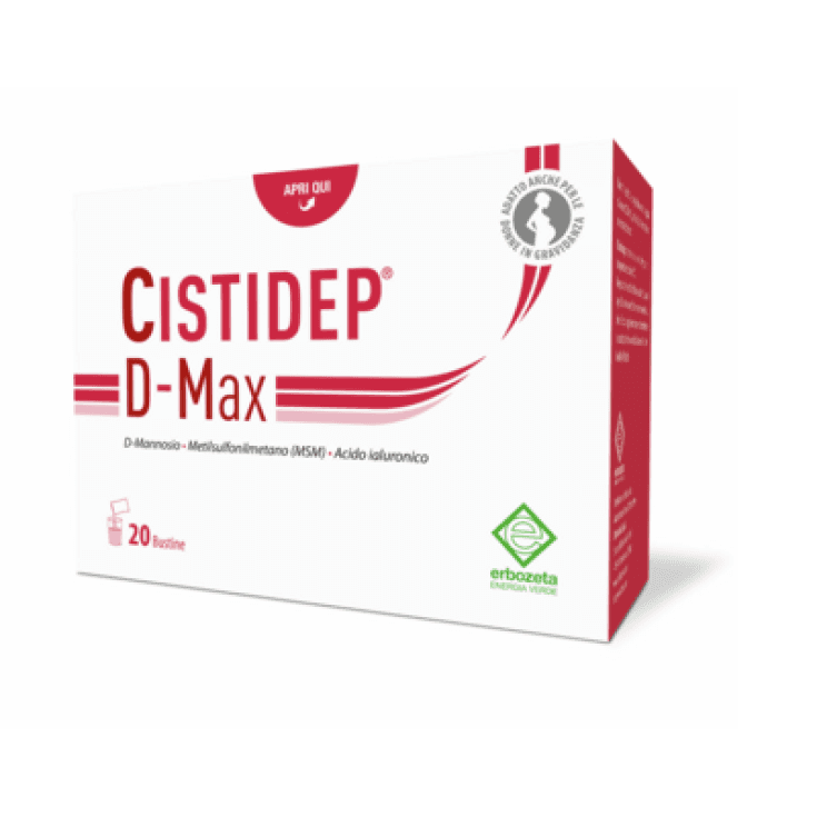 D-Manosa + MSM + Ácido Hialurónico – 20 sobres | Cistidep D-Max