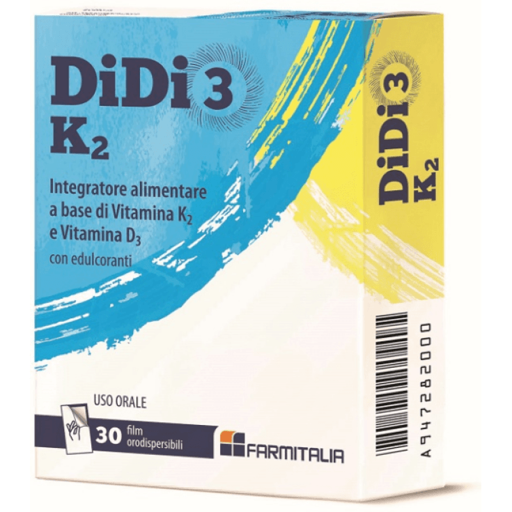 Didi3 K2 Vitamina D3 2000 UI + K2 – 30 comprimidos orodispersibles