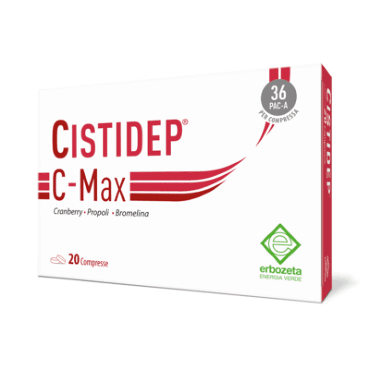 Arándano rojo 1.080 mg + Própolis + Bromelina – 20 comprimidos | Cistidep C-Max
