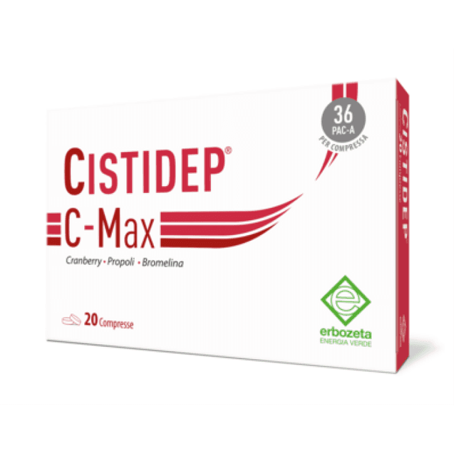 Arándano rojo 1.080 mg + Própolis + Bromelina – 20 comprimidos | Cistidep C-Max
