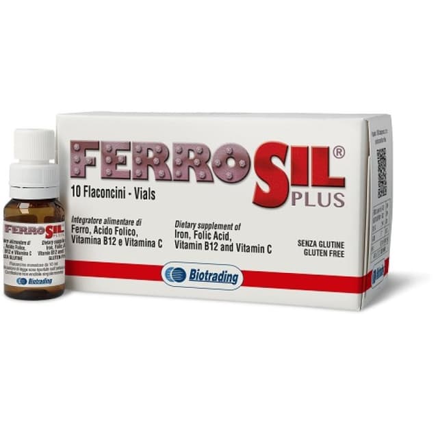 Ferrosil Plus Hierro 20 mg + Multivitaminas – 10 ampollas