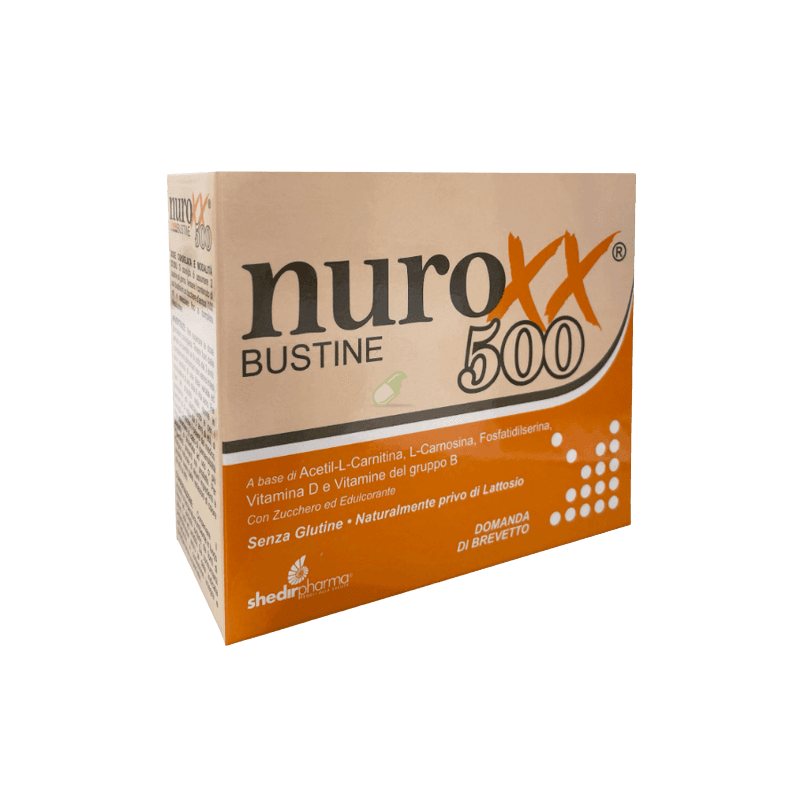L-Carnitina + Vitamina D – 20 sobres | Nuroxx 500