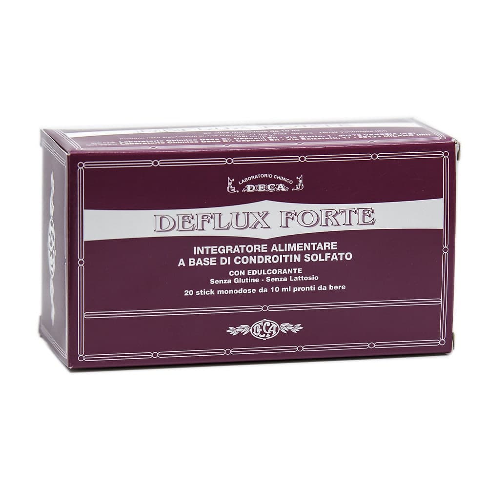 Deflux Forte – condroitina + ácido hialurónico, 20 sticks monodosis