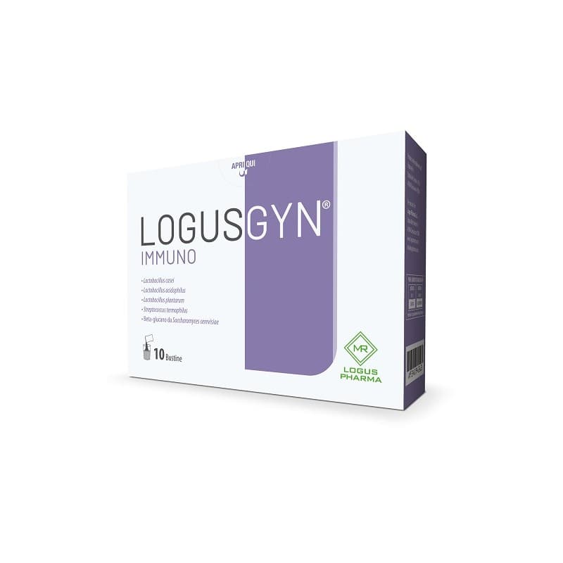 Logusgyn Immuno Probióticos con Bacterias Lácticas + Beta-Glucano – 10 sobres