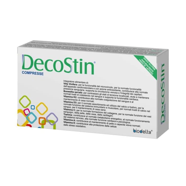 Decostin Multivitaminas + Hoja de Vid Roja – 30 comprimidos