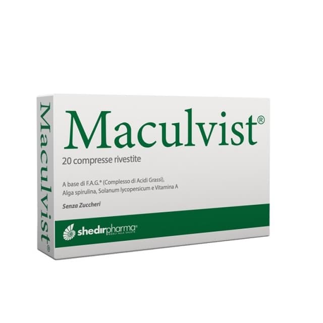Maculvist Omega-3 EPA y DHA + Espirulina – 20 comprimidos recubiertos