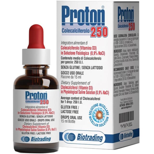 Vitamina D3 – 15 ml gotas | Proton 250