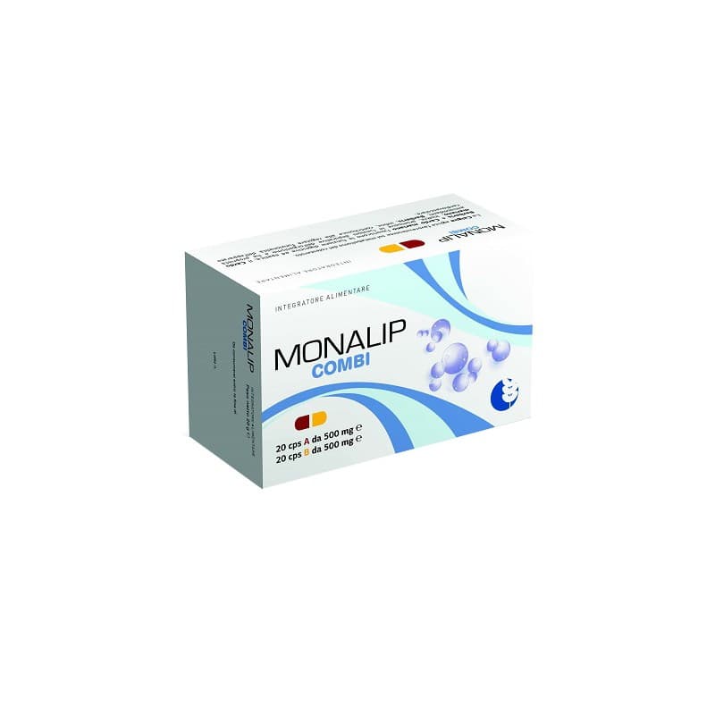 Arroz rojo 95 mg + Coenzima Q10 – 20+20 cápsulas (A+B) | Monalip Combi