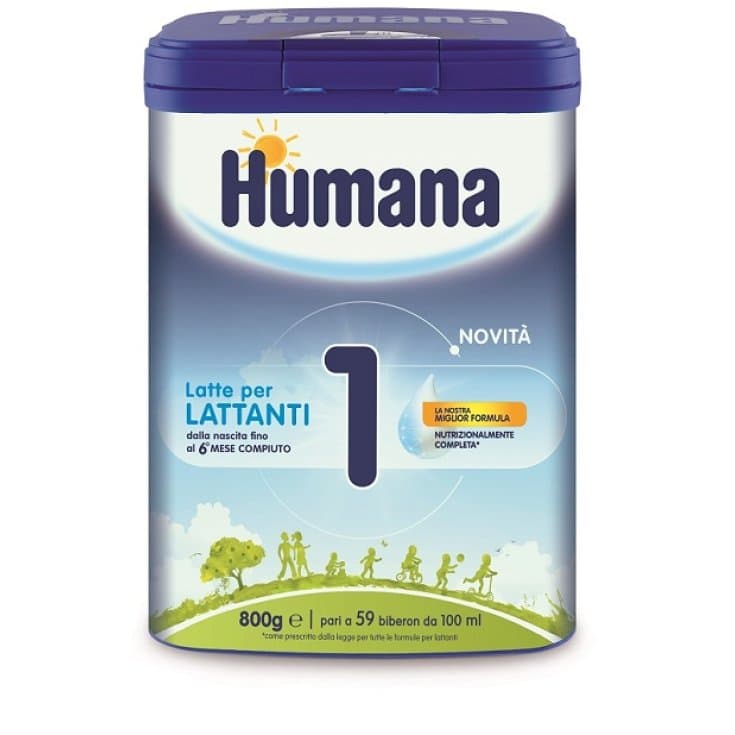 Humana 1 con 5 HMOs – Leche de inicio en polvo 800 g
