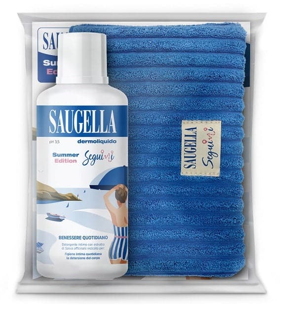 Saugella Dermoliquido Loción Íntima + Bolsa – Set