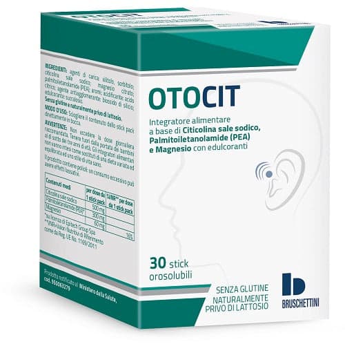 Citicolina 500 mg + Magnesio – 30 sobres para el cuidado del oído | Otocit