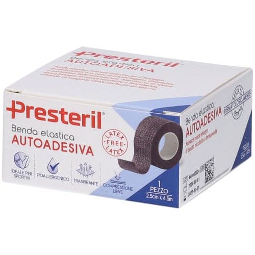 Presteril Venda Fijadora Elástica 2,5 cm x 4,5 m, neutra