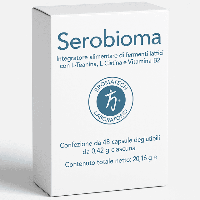 L-Teanina 200 mg + Probióticos con Bacterias Lácticas – 48 cápsulas | Serobioma