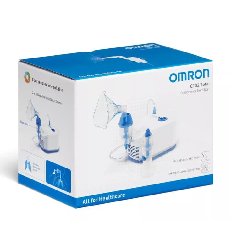Omron C102 Total – Aparato de inhalación con ducha nasal