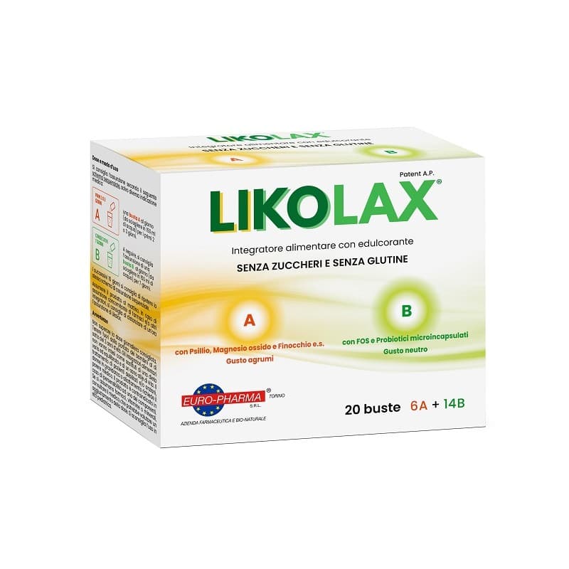 Likolax – 6 sobres A + 14 sobres B, pauta para la regularidad intestinal