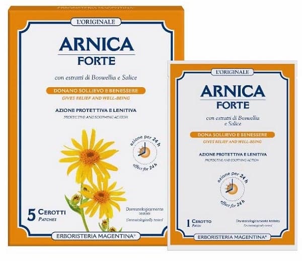 Arnica Forte Parches – 5 unidades adhesivas de árnica