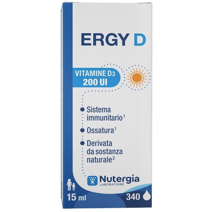 Vitamina D3 + Vitamina E – frasco de 15 ml | Ergy D