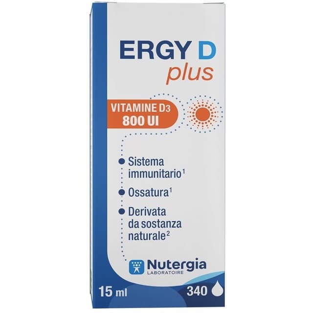 Vitamina D3 1.600 UI + Vitamina E – frasco de 15 ml | Ergy D Plus