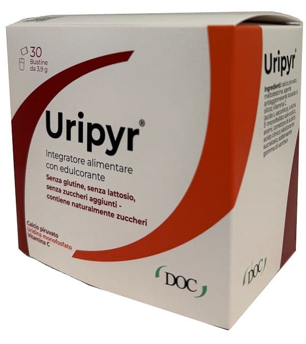 Piruvato cálcico + Uridina + Vitamina C – 30 sobres | Uripyr