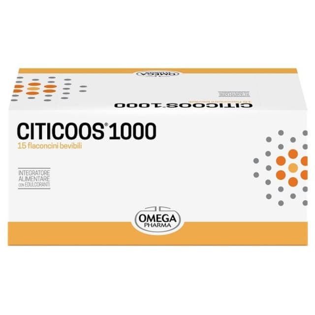 Citicoos 1000 – Colina 1 g + L-Triptófano – 15 ampollas bebibles