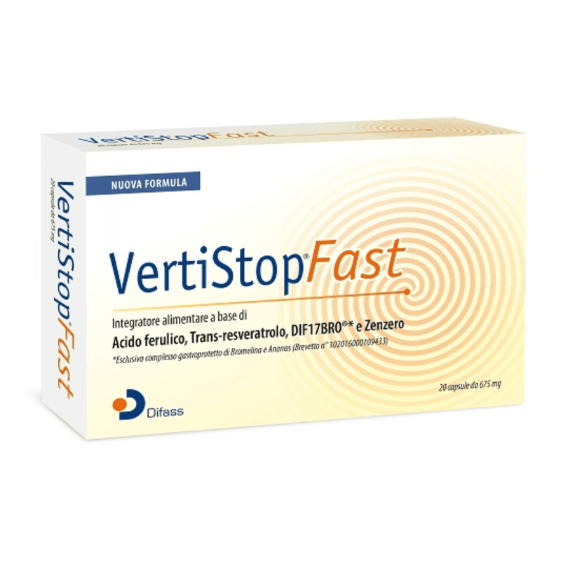 Bromelina 134,23 mg + Jengibre – 20 cápsulas | Vertistop Fast