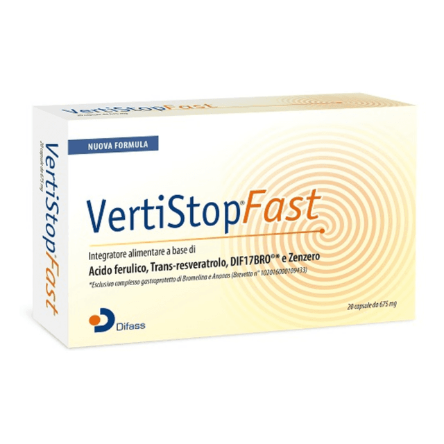 Bromelina 134,23 mg + Jengibre – 20 cápsulas | Vertistop Fast