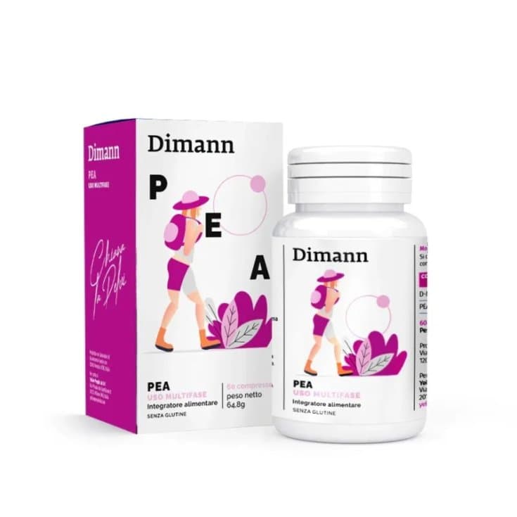 Dimann PEA – 60 comprimidos con palmitoiletanolamida