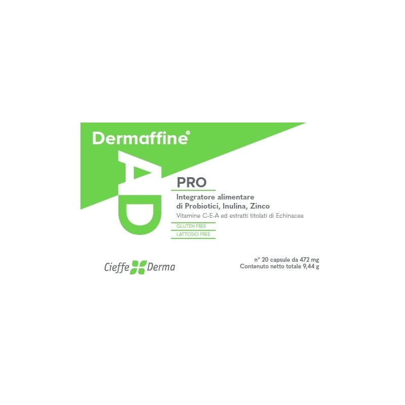 Inulina 125 mg + Multivitaminas – 20 cápsulas | Dermaffine AD Pro