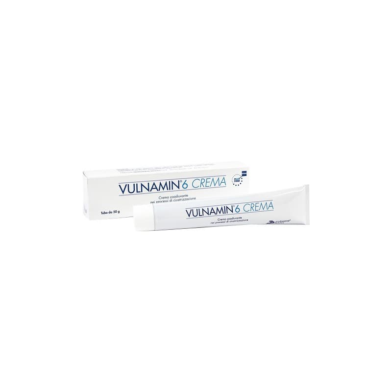Vulnamin 6 Crema 50 g – Producto sanitario con aminoácidos e hialuronato sódico