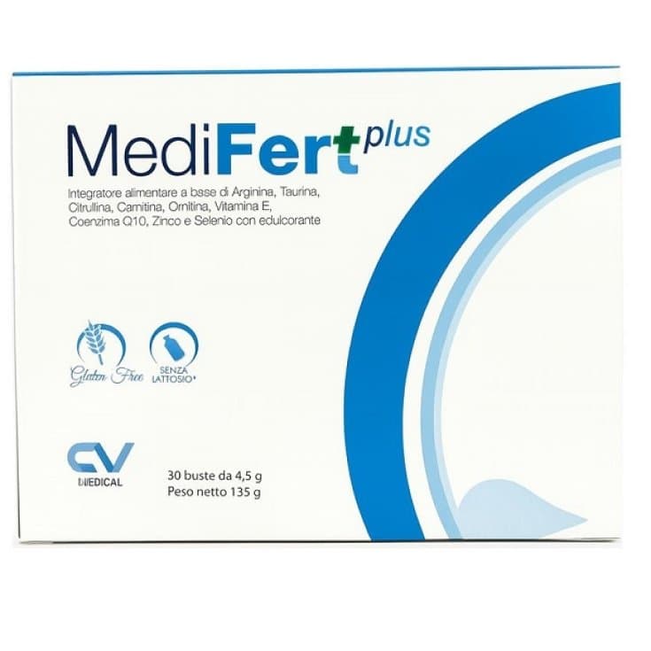 L-Arginina 2.000 mg + L-Carnitina – 30 sobres | Medifert Plus