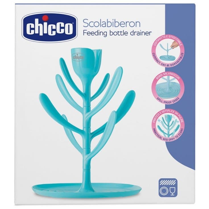 Chicco CH Escurridor para biberones y tetinas – secado higiénico