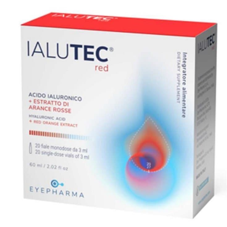 Ialutec Red – 20 ampollas monodosis con ácido hialurónico