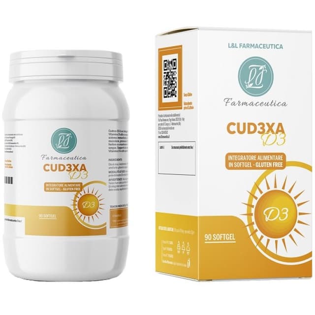 Vitamina D3 + Calcio – 90 cápsulas | Cudexa D3 Softgel